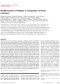 Cover page: Reimbursement of Dialysis: A Comparison of Seven Countries