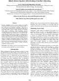 Cover page: Beliefs About a Speaker Affect Feeling of Another's Knowing