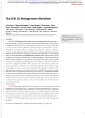 Cover page: The DOE JGI Metagenome Workflow