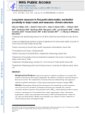 Cover page: Long-Term Exposure to Fine Particulate Matter, Residential Proximity to Major Roads and Measures of Brain Structure