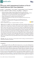 Cover page: Discovery and Computational Analyses of Novel Small Molecule Zika Virus Inhibitors