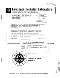 Cover page: TECHNICAL OPPORTUNITIES FOR ENERGY-EFFICIENT BUILDINGS, A LEAST-COST SCENARIO, 1980-2000