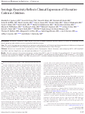 Cover page: Serologic Reactivity Reflects Clinical Expression of Ulcerative Colitis in Children.