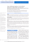 Cover page: Tumor-Infiltrating Lymphocyte Grade in Primary Melanomas Is Independently Associated With Melanoma-Specific Survival in the Population-Based Genes, Environment and Melanoma Study