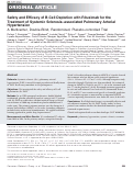 Cover page: Safety and Efficacy of B-Cell Depletion with Rituximab for the Treatment of Systemic Sclerosis-associated Pulmonary Arterial Hypertension: A Multicenter, Double-Blind, Randomized, Placebo-controlled Trial.