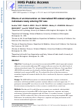 Cover page: Effects of an intervention on internalized HIV-related stigma for individuals newly entering HIV care.