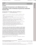 Cover page: Intestinal homeostasis and inflammation: Gut microbiota at the crossroads of pancreas-intestinal barrier axis.
