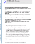 Cover page: Discovery of memantyl urea derivatives as potent soluble epoxide hydrolase inhibitors against lipopolysaccharide-induced sepsis