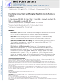 Cover page: Functional impairment and hospital readmission in Medicare seniors.