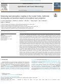 Cover page: Simulating land-atmosphere coupling in the Central Valley, California: Investigating soil moisture impacts on boundary layer properties