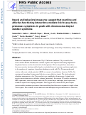 Cover page: Neural and behavioral measures suggest that cognitive and affective functioning interactions mediate risk for psychosis‐proneness symptoms in youth with chromosome 22q11.2 deletion syndrome