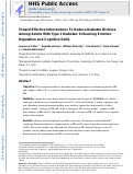 Cover page: Toward effective interventions to reduce diabetes distress among adults with type 1 diabetes: Enhancing Emotion regulation and cognitive skills.