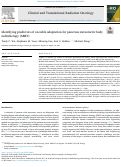 Cover page: Identifying predictors of on-table adaptation for pancreas stereotactic body radiotherapy (SBRT)