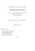 Cover page: Stability and asymptotic analyses of effects of buoyancy on reactive flows