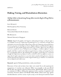 Cover page: Hailing, Voicing, and Masturbation Abstention: NoFap’s Role in Socializing Young Men into the Right-Wing Politics of Ressentiment