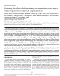 Cover page: Evaluating the effects of climate change on summertime ozone using a relative response factor approach for policymakers