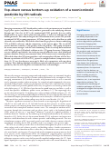 Cover page: Top–down versus bottom–up oxidation of a neonicotinoid pesticide by OH radicals