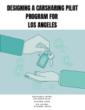 Cover page: Designing a Carsharing Pilot Program for Los Angeles