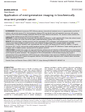 Cover page: Application of next-generation imaging in biochemically recurrent prostate cancer.