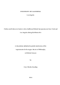 Cover page: Politics and Culture in Context: Afro-Caribbean Political Incorporation in New York and Los Angeles during the Obama Era