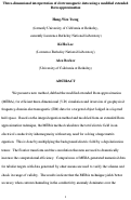 Cover page: Three-dimensional interpretation of electromagnetic data using a modified extended Born approximation