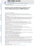 Cover page: Neratinib in patients with HER2-mutant, metastatic cervical cancer: Findings from the phase 2 SUMMIT basket trial