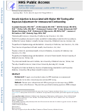 Cover page: Unsafe Injection Is Associated with Higher HIV Testing after Bayesian Adjustment for Unmeasured Confounding