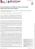 Cover page: Genome Sequence of Lichtheimia ornata, an Emerging Opportunistic Mucorales Pathogen