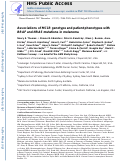 Cover page: Associations of MC1R Genotype and Patient Phenotypes with BRAF and NRAS Mutations in Melanoma