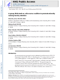 Cover page: A group think tank as a discourse coalition to promote minority nursing faculty retention.