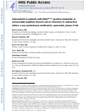 Cover page: Vemurafenib in patients with BRAF V600E-positive metastatic or unresectable papillary thyroid cancer refractory to radioactive iodine: a non-randomised, multicentre, open-label, phase 2 trial