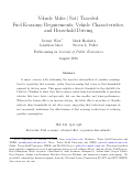 Cover page: Vehicle miles (not) traveled: Fuel economy requirements, vehicle characteristics, and household driving