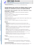 Cover page: Prenatal Maternal Stress and the Risk of Lifetime Wheeze in Young Offspring: An Examination by Stressor and Maternal Ethnicity