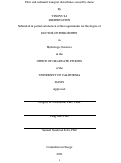 Cover page: Flow and sediment transport disturbance caused by dams