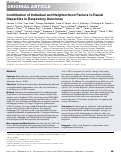 Cover page: Contribution of Individual and Neighborhood Factors to Racial Disparities in Respiratory Outcomes.