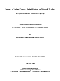 Cover page: Impact of Urban Freeway Rehabilitation on Network Traffic: Measurement and Simulation Study