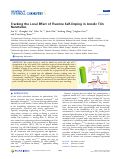 Cover page: Tracking the Local Effect of Fluorine Self-Doping in Anodic TiO2 Nanotubes