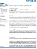 Cover page: Characterizing the Transition From Balanced to Unbalanced Motions in the Southern California Current