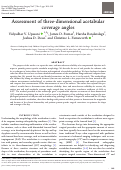Cover page: Assessment of three-dimensional acetabular coverage angles