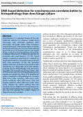 Cover page: DNA-based detection for onychomycosis correlates better to histopathology than does fungal culture