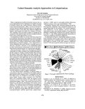 Cover page: Latent Semantic Analysis Approaches to Categorization