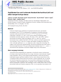 Cover page: Equilibrated Gas and Carbonate Standard-Derived Dual (Δ47 and Δ48) Clumped Isotope Values.