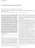 Cover page: Is Attentional Filtering Impaired in Schizophrenia?