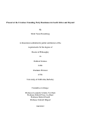 Cover page: Present at the Creation: Founding Party Dominance in South Africa and Beyond