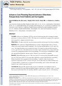 Cover page: Advance Care Planning Beyond Advance Directives: Perspectives From Patients and Surrogates