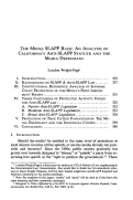 Cover page: The Media SLAPP Back: An Analysis of California's Anti- SLAPP Statute and the Media Defendant