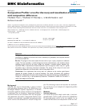 Cover page: Composition Profiler: a tool for discovery and visualization of amino acid composition differences