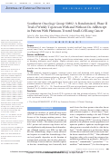 Cover page: Southwest Oncology Group S0802: A Randomized, Phase II Trial of Weekly Topotecan With and Without Ziv-Aflibercept in Patients With Platinum-Treated Small-Cell Lung Cancer