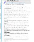 Cover page: Post-traumatic stress disorder and cardiometabolic disease: improving causal inference to inform practice