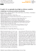 Cover page: P-model v1.0: an optimality-based light use efficiency model for simulating ecosystem gross primary production